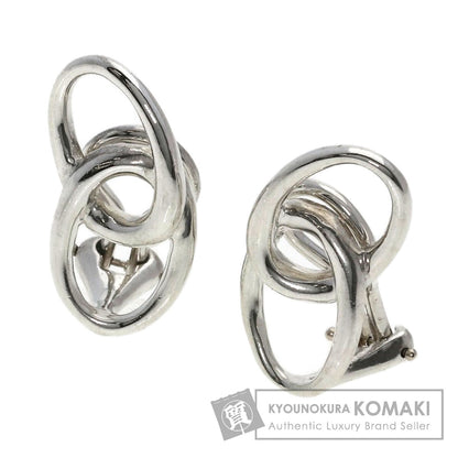 TIFFANY&Co. Double loop Earring Silver Ladies [Used]