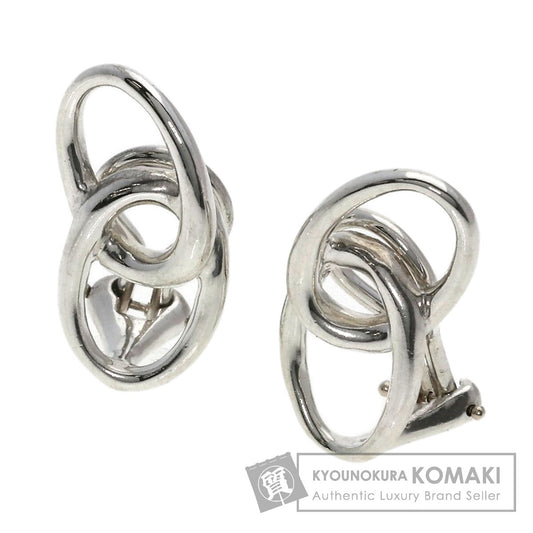 TIFFANY&Co. Double loop Earring Silver Ladies [Used]