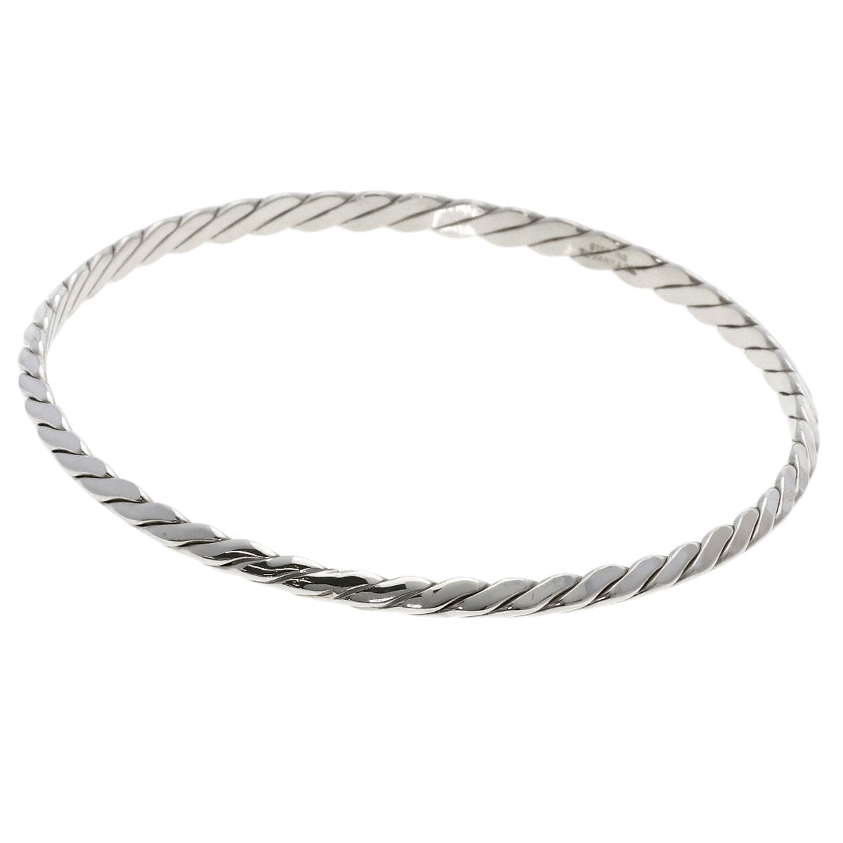 TIFFANY&Co. Twist bangle Bracelet Silver Ladies [Used]
