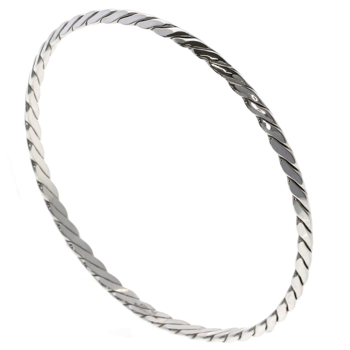 TIFFANY&Co. Twist bangle Bracelet Silver Ladies [Used]