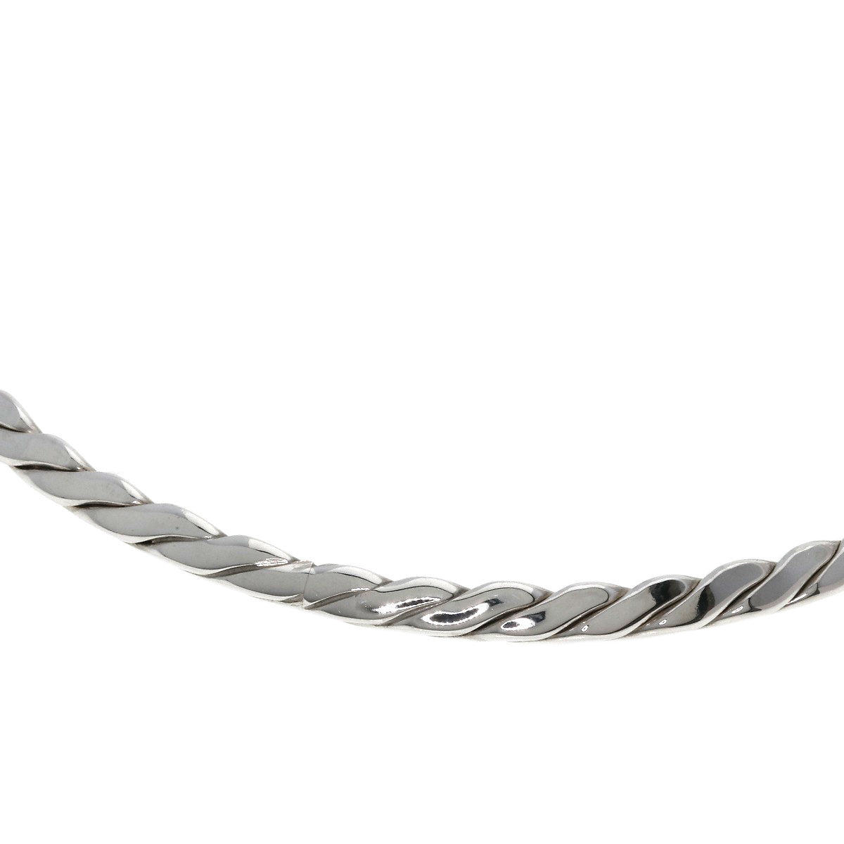 TIFFANY&Co. Twist bangle Bracelet Silver Ladies [Used]