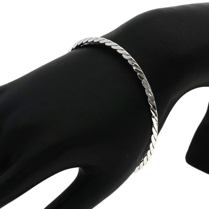 TIFFANY&Co. Twist bangle Bracelet Silver Ladies [Used]