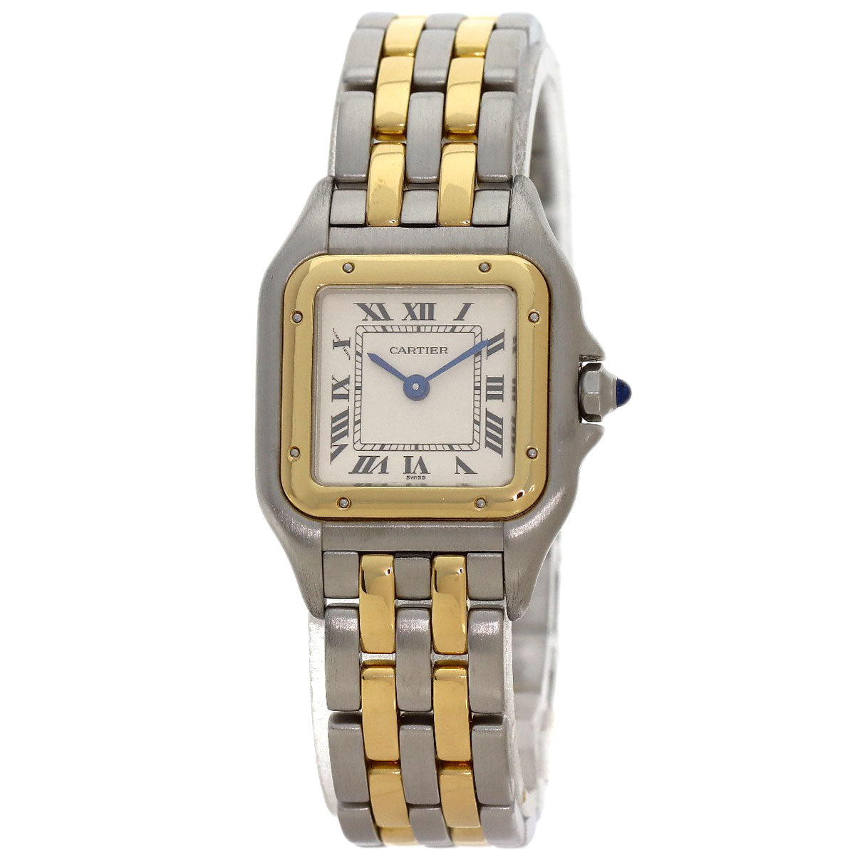 CARTIER PANTHERE SM 2 Row Watches 84083242 Stainless Steel/SSxK18YG Ladies