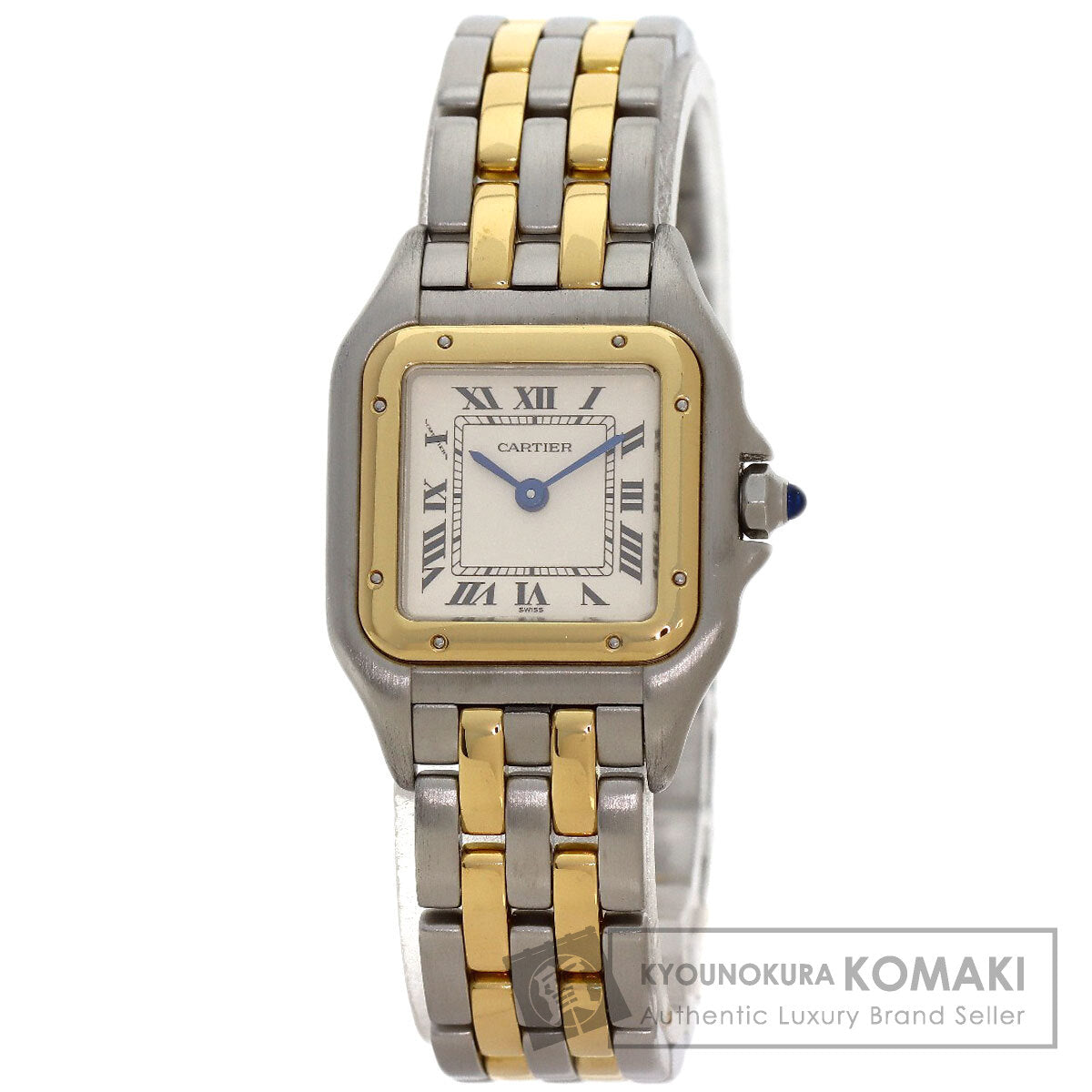 CARTIER PANTHERE SM 2 Row Watches 84083242 Stainless Steel/SSxK18YG Ladies