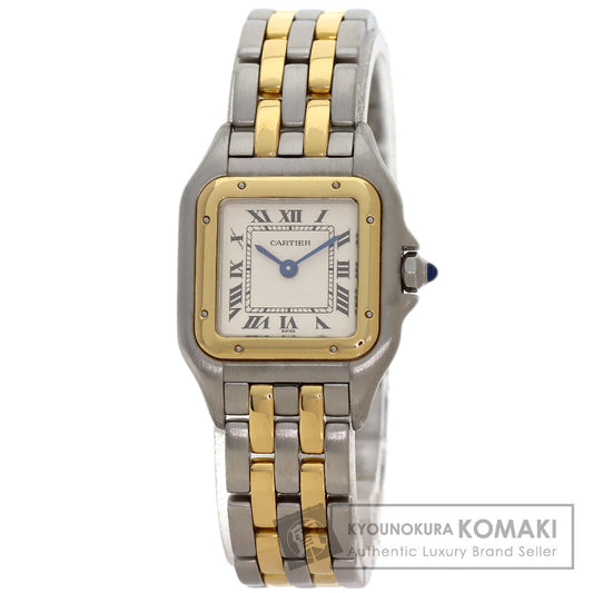 CARTIER PANTHERE SM 2 Row Watches 84083242 Stainless Steel/SSxK18YG Ladies