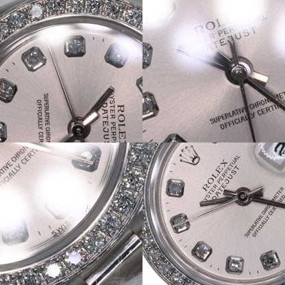 ROLEX DATEJUST 10P Diamond Watches 69136G Platinum/PT Ladies