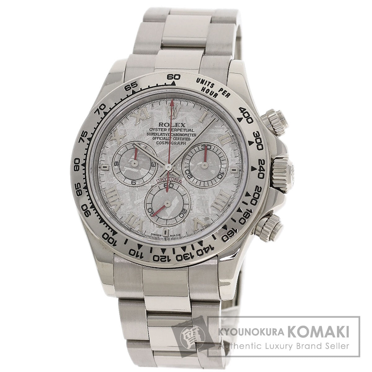 ROLEX Cosmograph Daytona Meteolite Watches 116509 K18 White Gold/K18 White Gold mens