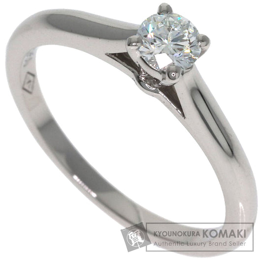 CARTIER Solitaire Diamond Ring Platinum PT950 Ladies [Used]