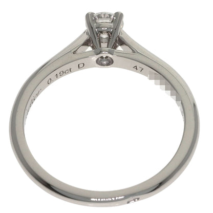CARTIER Solitaire Diamond Ring Platinum PT950 Ladies [Used]