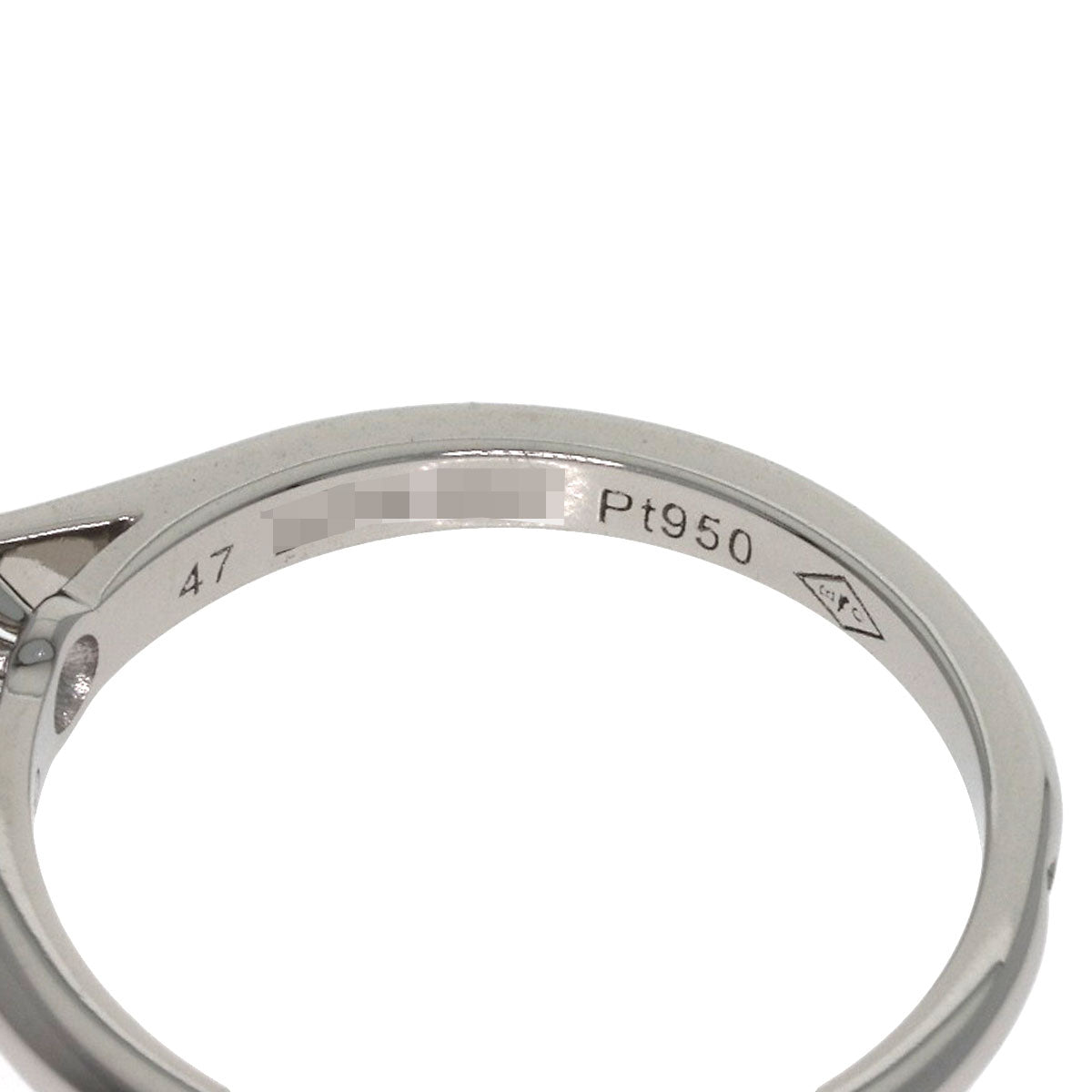 CARTIER Solitaire Diamond Ring Platinum PT950 Ladies [Used]