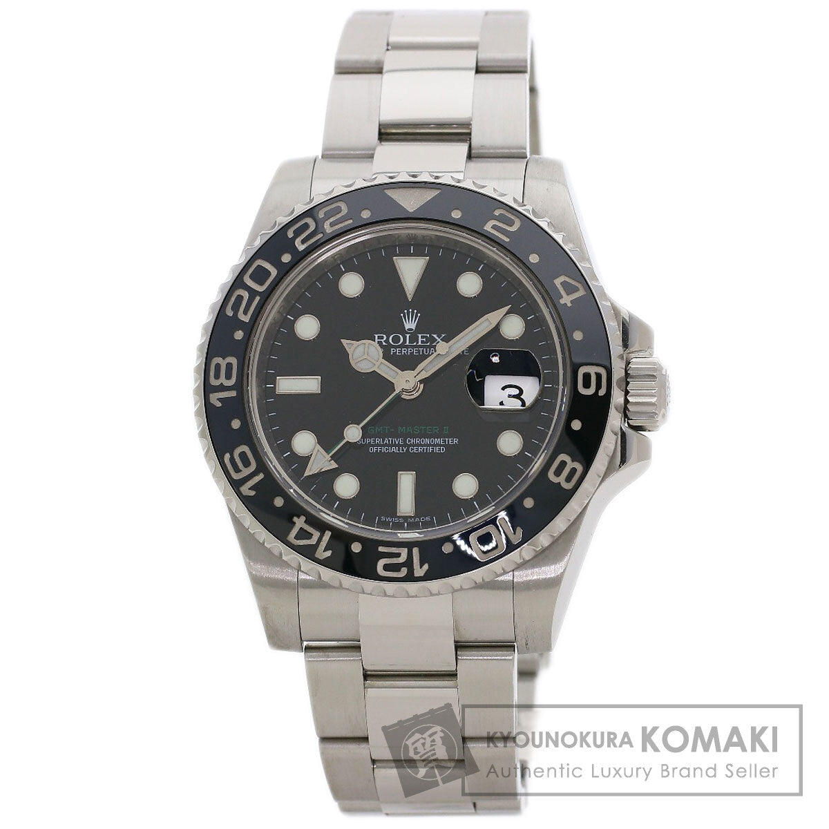 ROLEX GMT master 2 Watches 116710LN Stainless Steel/Stainless Steel mens