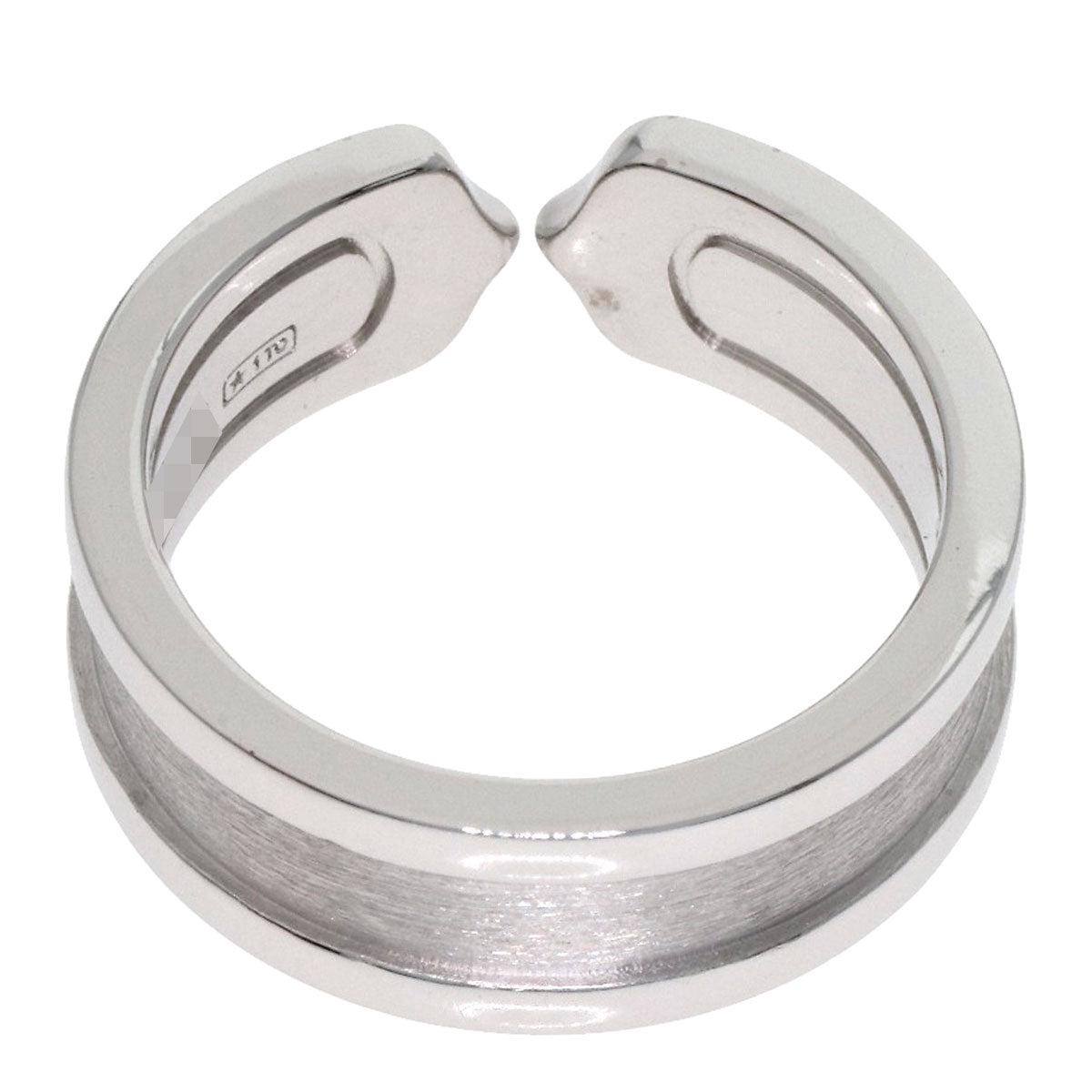 CARTIER C2 Diamond #49 Ring K18 White Gold Ladies [Used]