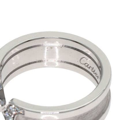 CARTIER C2 Diamond #49 Ring K18 White Gold Ladies [Used]