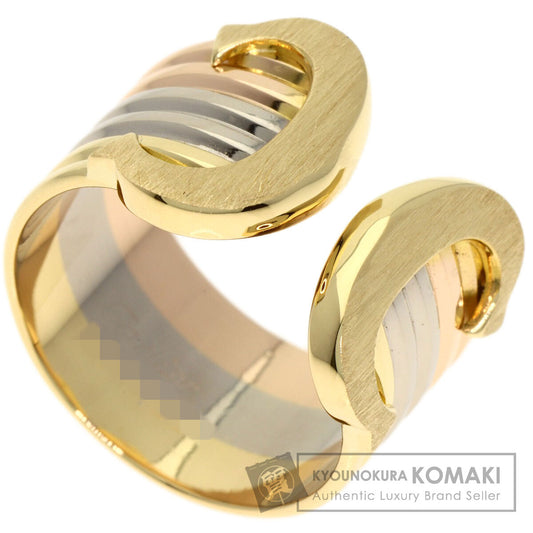 CARTIER 2C LM 3 Color #49 Ring K18 Yellow Gold K18 White GoldLadies [Used]