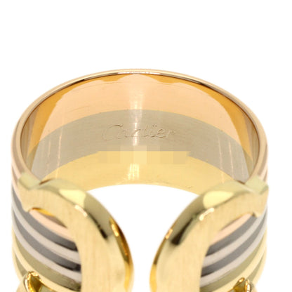 CARTIER 2C LM 3 Color #49 Ring K18 Yellow Gold K18 White GoldLadies [Used]