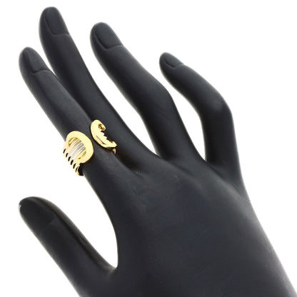 CARTIER 2C LM 3 Color #49 Ring K18 Yellow Gold K18 White GoldLadies [Used]