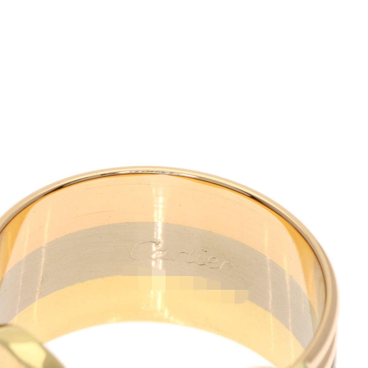 CARTIER 2C LM 3 Color #49 Ring K18 Yellow Gold K18 White GoldLadies [Used]