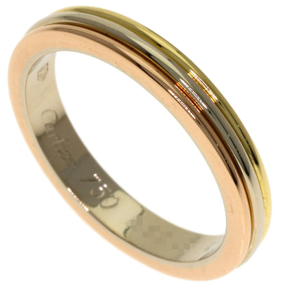 CARTIER Three colors # 48 Ring K18 Yellow Gold K18 White GoldLadies [Used]
