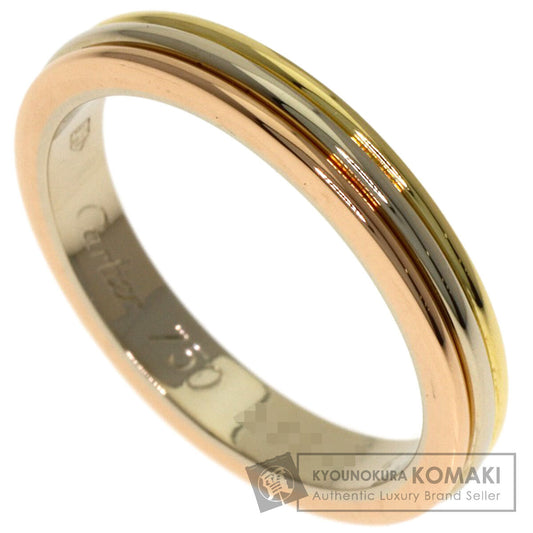 CARTIER Three colors # 48 Ring K18 Yellow Gold K18 White GoldLadies [Used]