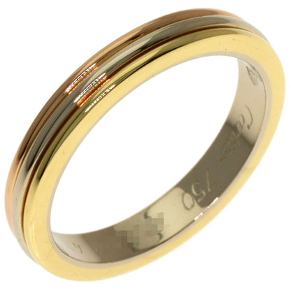 CARTIER Three colors # 48 Ring K18 Yellow Gold K18 White GoldLadies [Used]