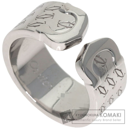 CARTIER 2C 2000 Christmas Limited #50 Ring K18 White Gold Ladies [Used]