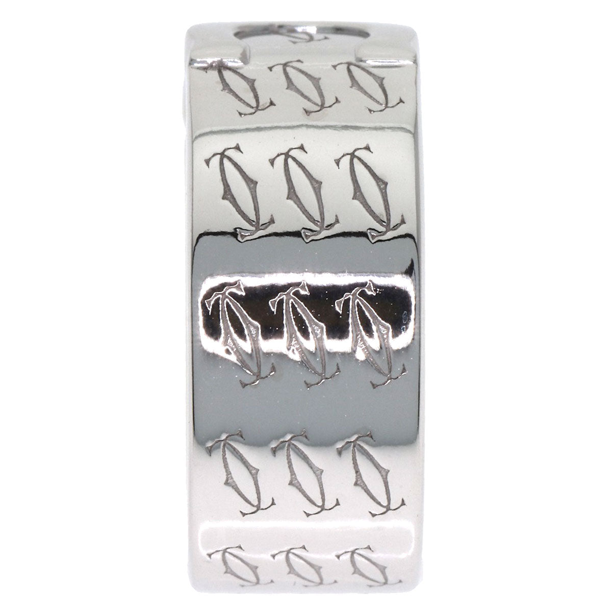 CARTIER 2C 2000 Christmas Limited #50 Ring K18 White Gold Ladies [Used]