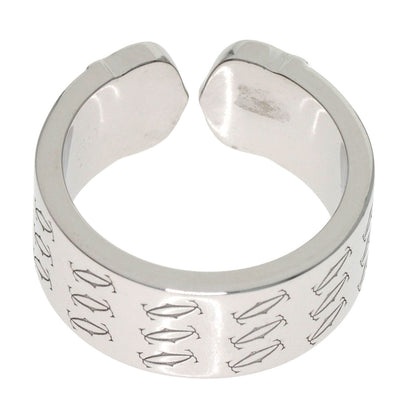 CARTIER 2C 2000 Christmas Limited #50 Ring K18 White Gold Ladies [Used]
