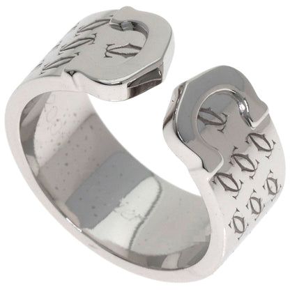 CARTIER C2 Ring, 2000 Christmas Limited Edition #50 Ring K18 White Gold Ladies [Used]