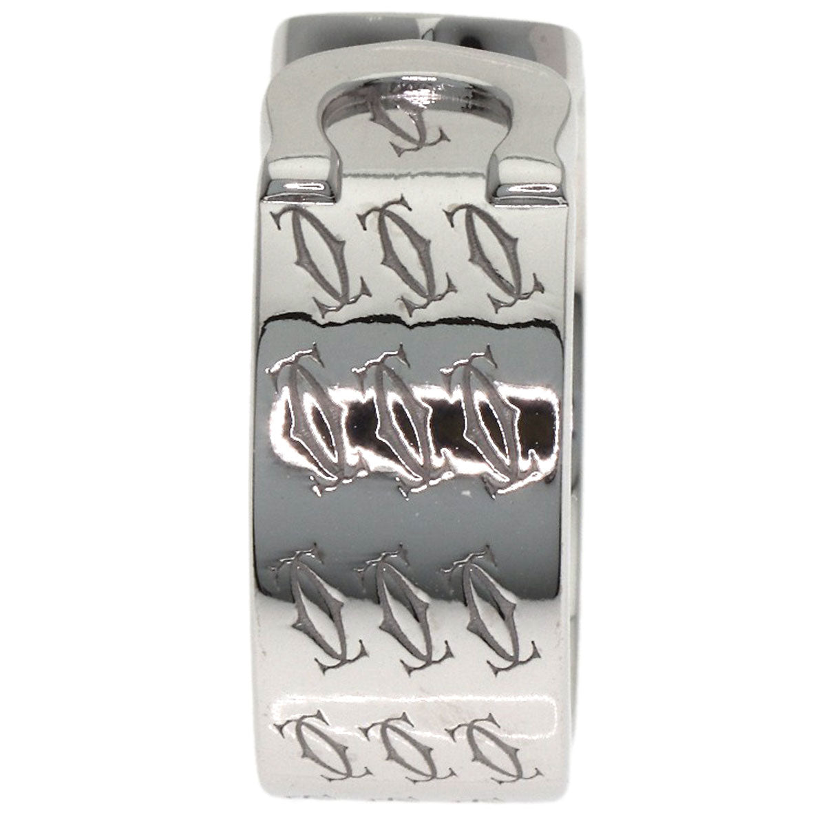 CARTIER C2 Ring, 2000 Christmas Limited Edition #50 Ring K18 White Gold Ladies [Used]