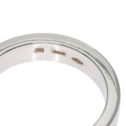 BVLGARI Double Logo Diamond Ring K18 White Gold Ladies [Used]