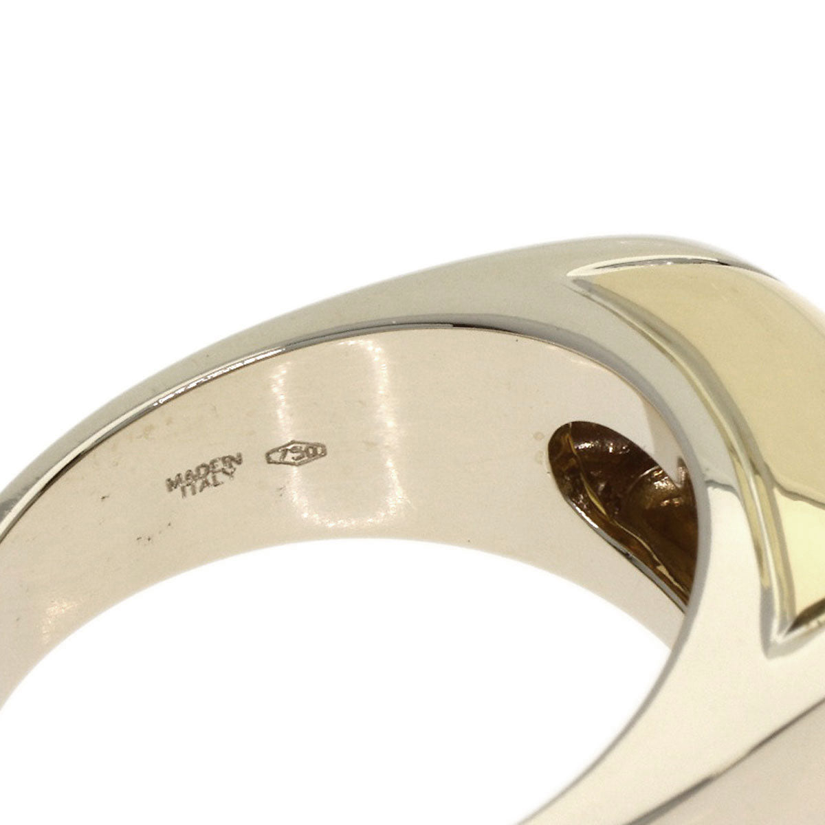 BVLGARI Tromket Ring K18 Yellow Gold K18 White GoldLadies [Used]
