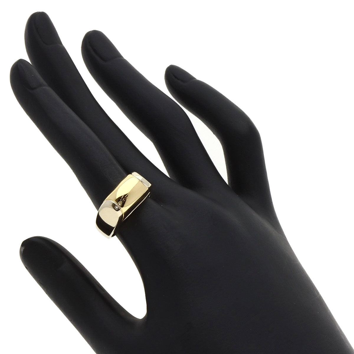 BVLGARI Tromket Ring K18 Yellow Gold K18 White GoldLadies [Used]