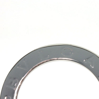 BVLGARI BVLGARI BVLGARI Logo Circle Necklace K18 White Gold Ladies [Used]