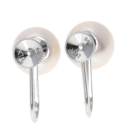 MIKIMOTO Pearl Pearl Earring K18 White Gold Ladies [Used]
