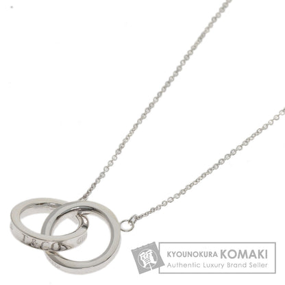 TIFFANY&Co. Interlocking Necklace Silver Ladies [Used]