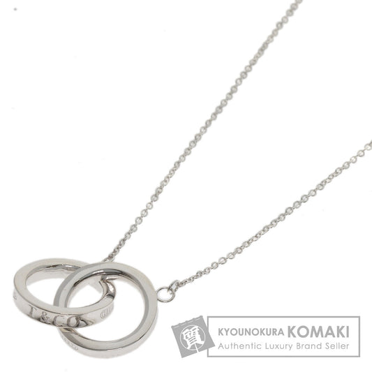 TIFFANY&Co. Interlocking Necklace Silver Ladies [Used]