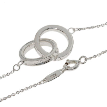 TIFFANY&Co. Interlocking Necklace Silver Ladies [Used]