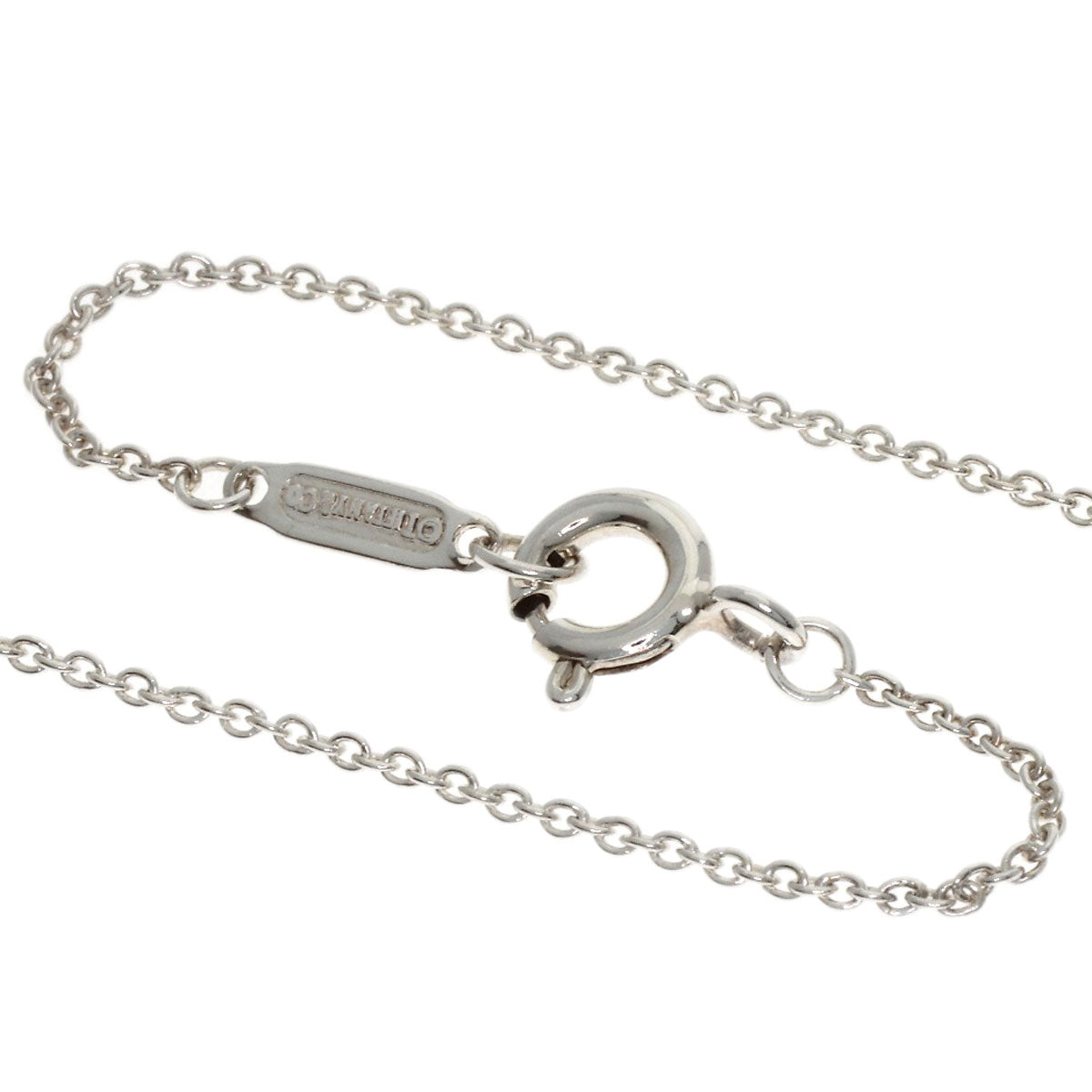 TIFFANY&Co. Interlocking Necklace Silver Ladies [Used]