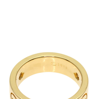 CARTIER love ring 3P Diamond #48 Ring K18 Yellow Gold Ladies [Used]