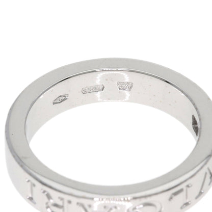 BVLGARI Double logo 1P Diamond Ring K18 White Gold Ladies [Used]