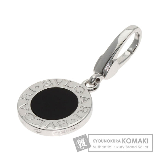 BVLGARI BVLGARI BVLGARI Onyx charm Pendant top K18 White Gold Ladies [Used]