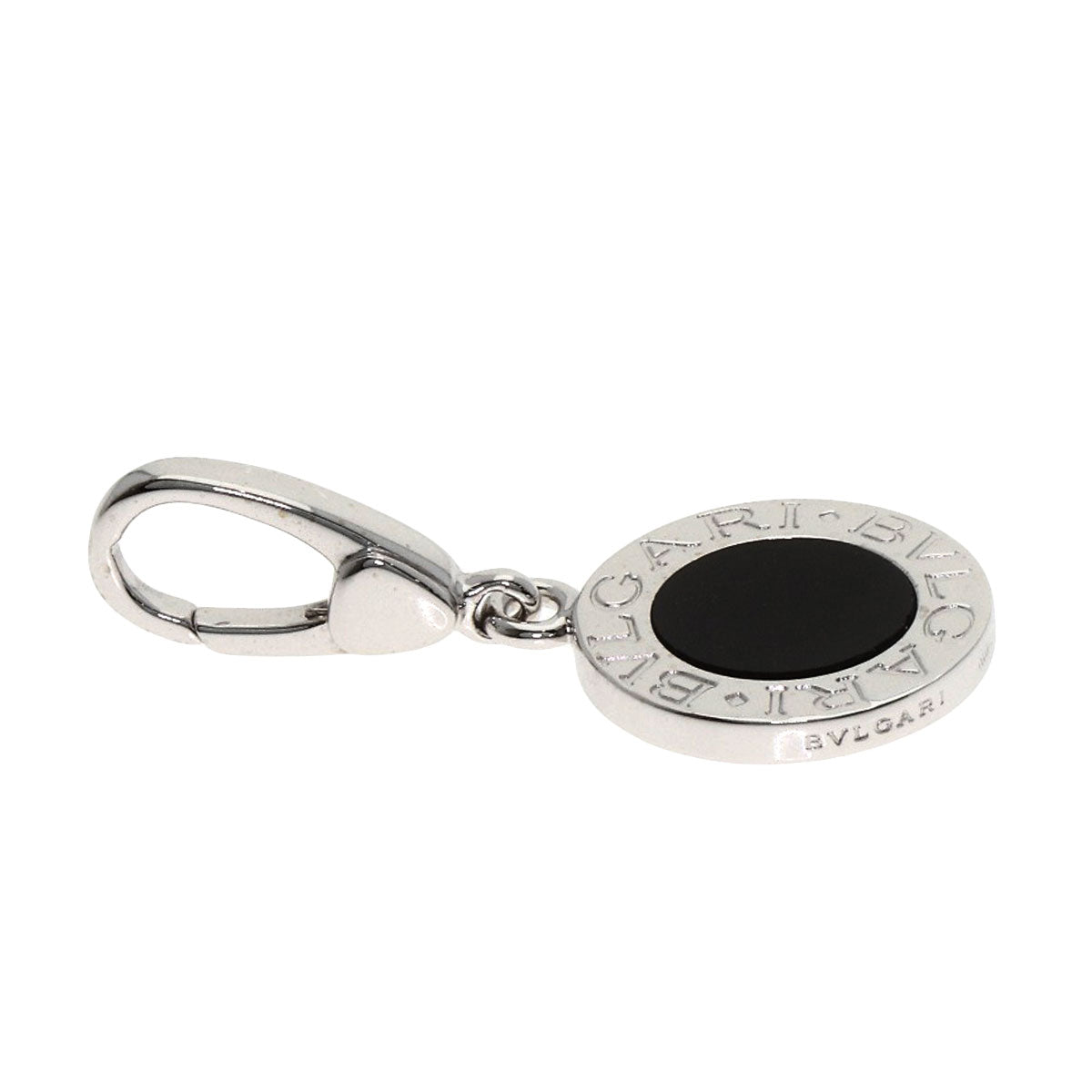 BVLGARI BVLGARI BVLGARI Onyx charm Pendant top K18 White Gold Ladies [Used]