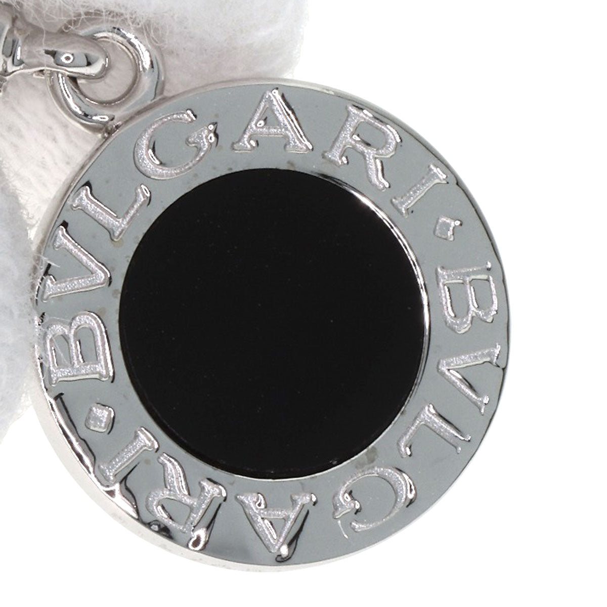 BVLGARI BVLGARI BVLGARI Onyx charm Pendant top K18 White Gold Ladies [Used]