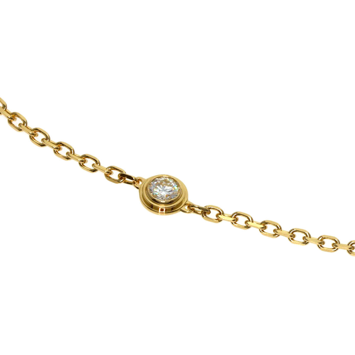 CARTIER Amour SM Diamond Bracelet K18 Yellow Gold Ladies [Used]