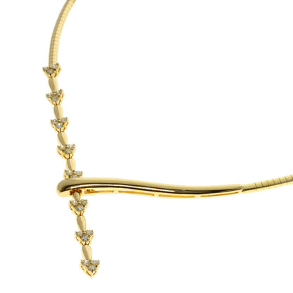 1.5ct Diamond Necklace K18 Yellow Gold 29.4g　Ladies