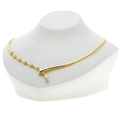 1.5ct Diamond Necklace K18 Yellow Gold 29.4g　Ladies