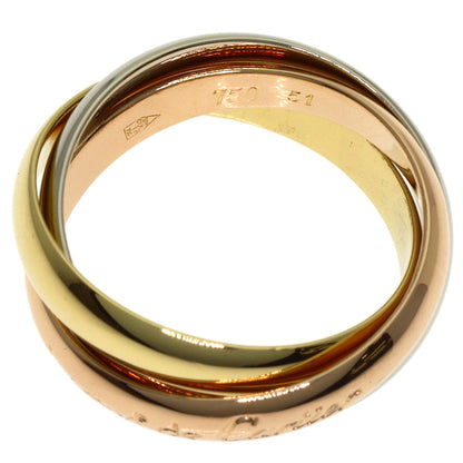 CARTIER Trinity #51 Ring K18 Yellow Gold K18 White GoldLadies [Used]