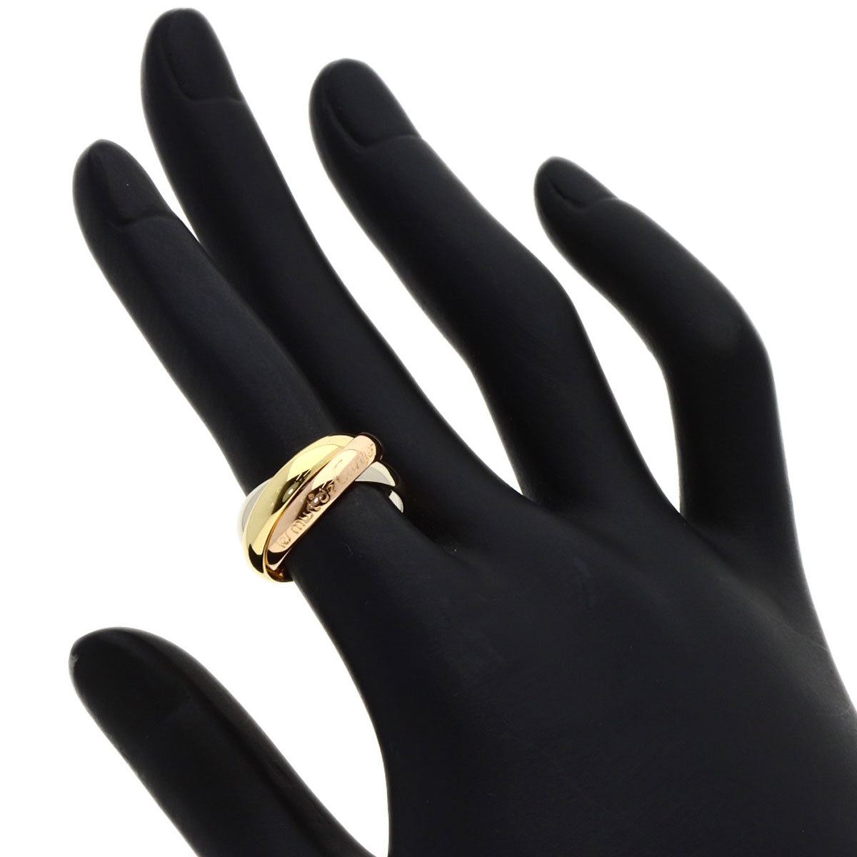 CARTIER Trinity #48 Ring K18 Yellow Gold K18 White GoldLadies [Used]
