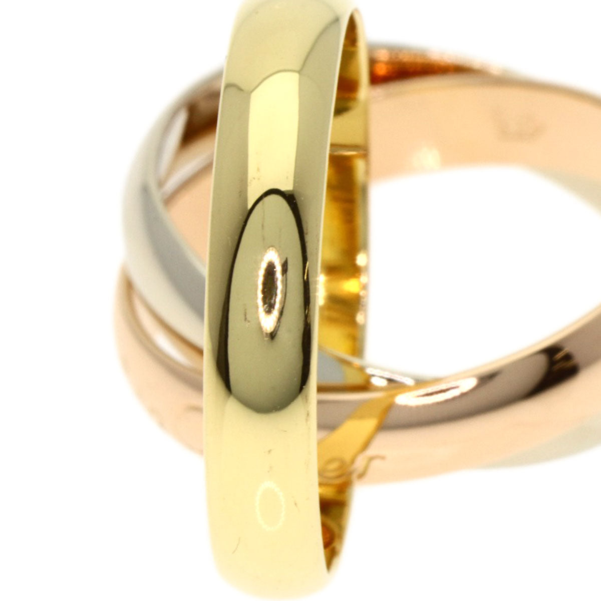 CARTIER Trinity #48 Ring K18 Yellow Gold K18 White GoldLadies [Used]