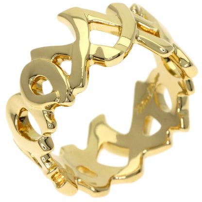 TIFFANY&Co. Love & Kiss Paloma Picasso Ring K18 Yellow Gold Ladies [Used]
